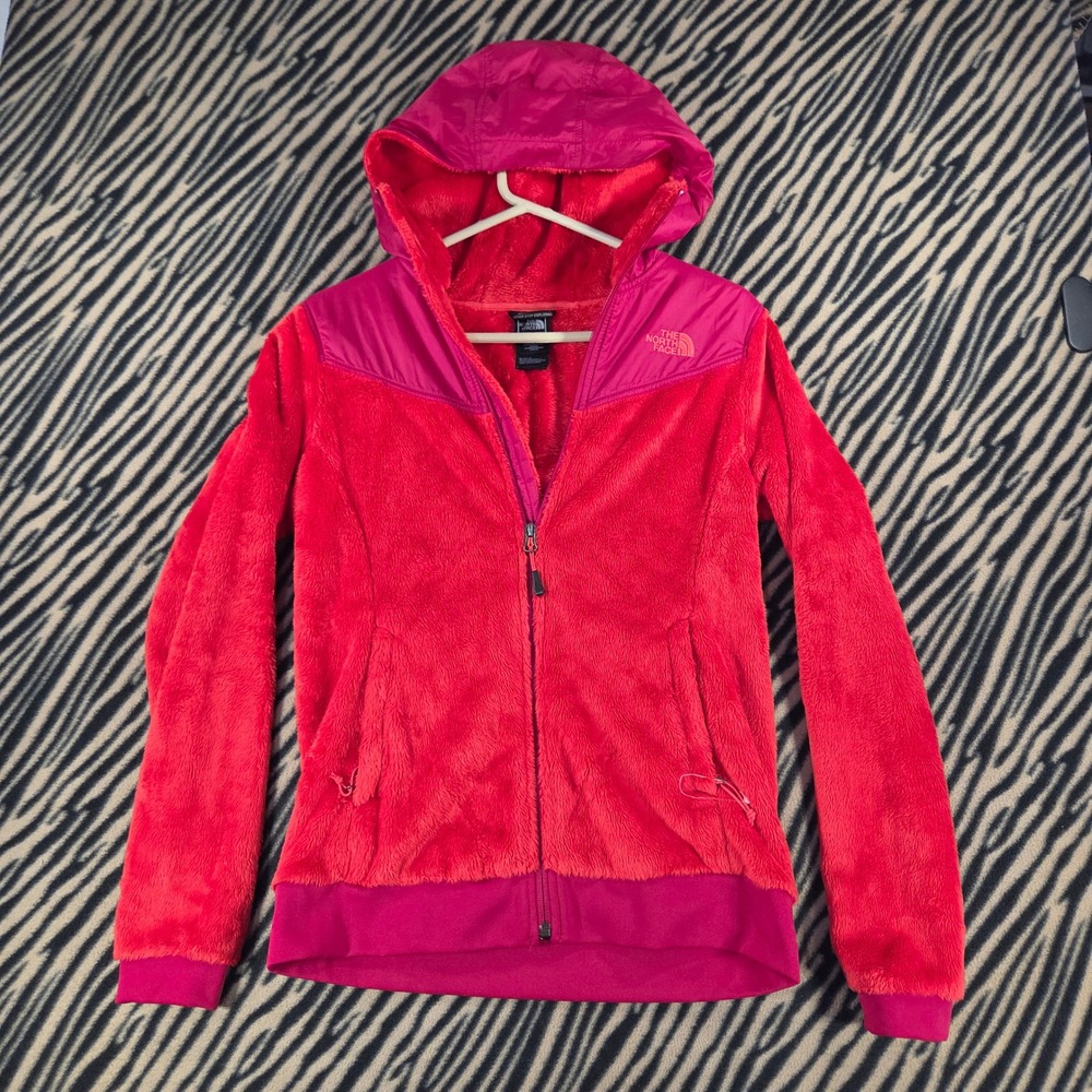 NWOT The North Face Osito Full Zip Fleece Hoodie Jacket Pink Womens Small